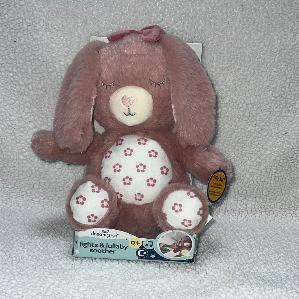 Dreamy Soft Pink Bunny Soother